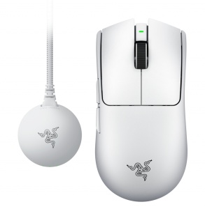 Mouse wireless Razer Viper V4 Pro, Razer™ Focus Pro 50K Optical Sensor Gen-3, durata de viata baterie pana la 180 ore, switch Razer™ Optical Mouse Switches Gen-4, alb - Img 2
