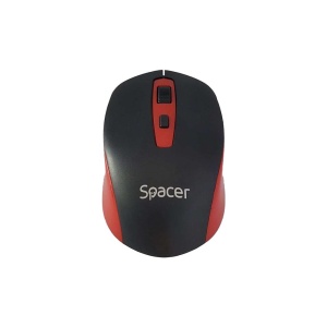 Mouse Wireless SPACER SPMO-WS01-BKRD, 1600 dpi, Multicolor - Img 3