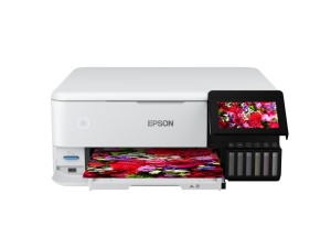 Multifunctional inkjet color CISS Epson L8160, dimensiune A4 (Printare, Copiere, Scanare), viteza 16ppm alb-negru, 12ppm color, rezolutie 5760x1440 dpi, alimentare hartie 100 coli, scanner CIS rezolutie 1200x4800 dpi, interfata: USB 2.0, Wireless,retea, - Img 3
