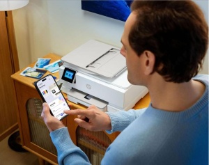 Multifunctional inkjet color HP Envy Photo 7930 All-in-One Printer, A4, Inkjet, Functii:Imprimare, scanare, copiere, Viteza imprimare; 22ppm mono, 20ppm color,Duplex, Volum lunar recomandat: 300-400 pagini, max. 1000 pagini,Rezolutie: pana la 4800 x 1200 - Img 2