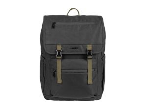 Rucsac laptop Natec Niala Hunter, compatibilitate dimensiune laptop 15.6", 4 compartimente, capacitate 18L, material 100% recycled p olyester, negru/verde
