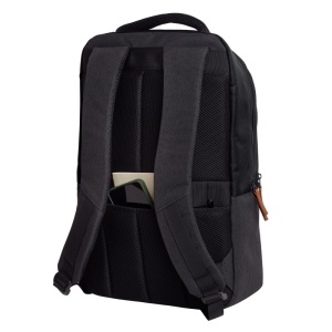 Rucsac laptop Trust Lisboa pentru laptop-uri cu diagonala de 16", material POM, RPET Polyester, RPET twill polyester, volum 23 L, negru - Img 3