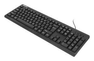 Tastatura cu fir Tellur SUA, interfata USB, lungime 135 cm, butoane 104, dimensiuni 440 x 150 x 20 mm, negru - Img 5