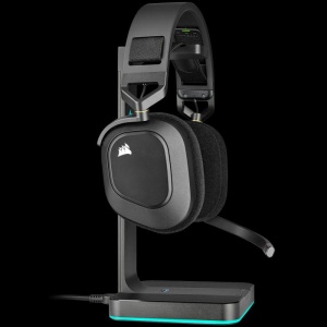 Casti cu microfon Corsair HS80 WIRELESS Surround 7.1, Multi-platform Gaming, 20Hz-40KHz, 32ohm, 116db, driver 50mm, autonomie baterie de pana la 20 de ore, negru - Img 8