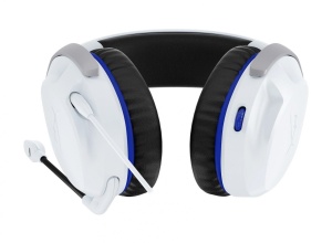 Casti gaming cu fir HyperX CloudX Stinger 2 Xbox/PC, jack 3,5mm pentru conectare direct la controller, drivere 50mm, slidere gradate, microfon cu noise cancelling, spuma cu memorie, alb - Img 2