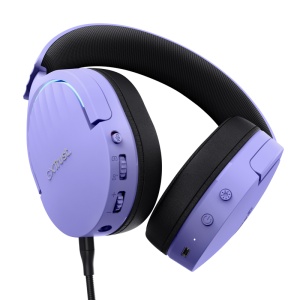 Casti gaming TrustGXT 491P Fayzo cu fir, interfata USB 2.0, frecventa de raspuns 20 Hz - 20.000 Hz, sensivitate 100 dB, mov - Img 3