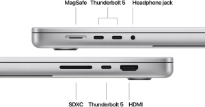 MacBook Pro 16.2"/Apple M4 Pro (CPU 14-core, GPU 20-core, Neural Engine 16-core)/48GB/1TB - Silver - INT KB - Img 3