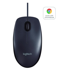 Mouse Logitech B100, optic, interfata USB, rezolutie 800 DPI, 4 butoane, negru - Img 3