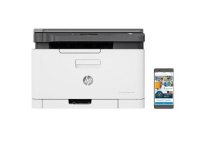 Multifunctional laser color HP Color Laser MFP 178NW; Dimensiune A4 ,(Printare, Copiere, Scanare), Viteza max 16ppm negru si color, rezolutiemax 600x600dpi, memorie 128 MB, Limbaj de printare: SPL, tava 150 coli,display 2 linii LCD, scanner: CIS, color - Img 3