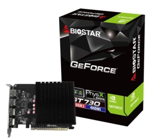 Placa Video BIOSTAR GEFORCE GT730 4GB DDR3 128 bit, PCIE 2.0, 1x DVI 1x 1x HDMI 1x D-Sub - Img 3