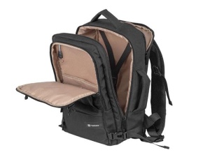 Rucsac laptop Natec Camel Lite, compatibilitate dimensiune laptop 15.6", 3 compartimente, capacitate 19L, material Polyester 600D, negru - Img 5