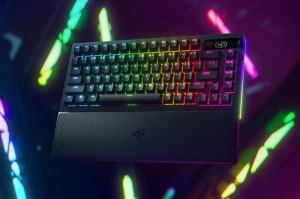 Tastatura Razer BlackWidow V4 Pro 75% ISO, wireless, bluetooth, cu fir, layout US, tip switch Razer™ Mechanical Switches Gen-3 (Tactile), iluminare Razer Chroma™ RGB, conectivitate wireless (2.4 GHz), bluetooth 5.1, sau Type-C, include wrist-rest - Img 4