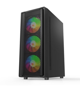 Carcasa PRO GAMING DUNE Mid Tower ARGB Negru - Img 8