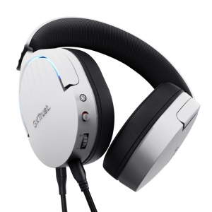Casti gaming TrustGXT 490P Fayzo cu fir, interfata USB 2.0, frecventa de raspuns 20 Hz - 20.000 Hz, sensivitate 100 dB, alb - Img 3