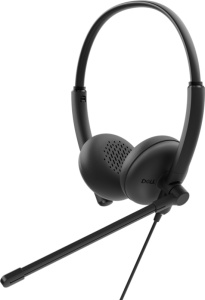 Casti Head-band DELL WH125, Wired, Negru