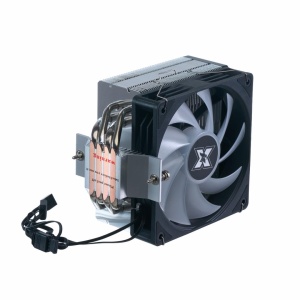 Cooler CPU Serioux CC120ARGB, dimensiuni 120x120x25mm, viteza ventilator 800-1800±200RPM, TDP: 180 - 200W, durata de viata 30 000 ore, iluminare LED, suporta toate seriile INTEL CPU & AMD - Img 5