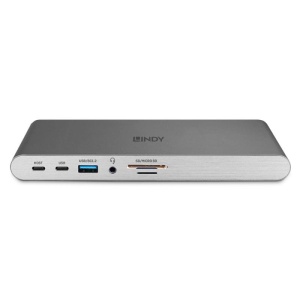 Dock Laptop Lindy USB 3.2 Type C, 5k DP, PD 3.0 100W, Gigabit, SD, MicroSD, Audio - Img 9