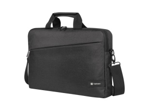 Geanta laptop Natec Beira, compatibilitate dimensiune laptop 15.6"-16", 1 compartiment, material Polyester 300D, negru