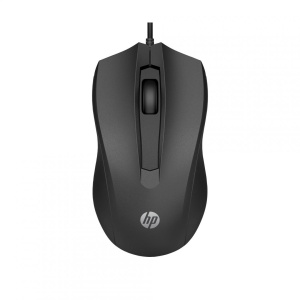HP MOUSE Wired 105, Culoare: Negru, Dimensiuni: 11.66 x 6.43 x 3.72 cm, Greutate: 0.09kg, Garantie 1 an - Img 3