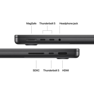 MacBook Pro 14.2"/Apple M4 Pro (CPU 14-core, GPU 20-core, Neural Engine 16-core)/48GB/1TB - Space Black - INT KB - Img 4