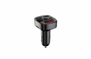 Modulator FM Serioux ABFM60, Bluetooth 5.0 , raza actiune de până la 5 m, voltaj intrare: 1x DC 12V/24V ,2 porturi USB: 1x USB DC5V 2.4A Max 1 x USB audio (pana la 32 GB), slot MicroSD (pana la 32 GB), format muzica: MP3/WMA/WAV, frecvența FM: 87.5MHz - - Img 7