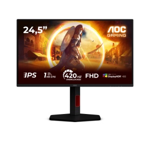 Monitor Gaming AOC 25G4KUR, 24.5", 1920x1080 pixeli, Black, Red