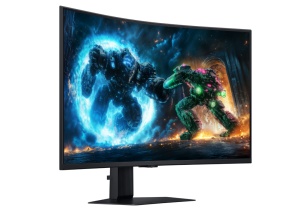 Monitor Samsung 37" LS37FG750EUXEN, Curvature: 1000R, Diagonal (inch): 37, Diagonal (cm): 93, Aspect ratio: 16:9, Panel: VA, Resolution: 3840x2160, Refresh Rate: 165Hz, Response time GtG: 1ms, Brightness (max): 350 cd/m², Contrast (static) : 3000:1, - Img 4