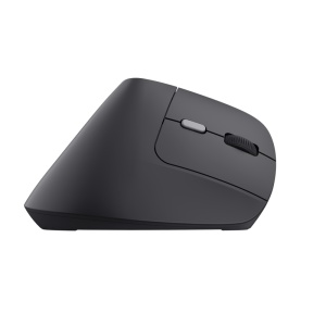 Mouse ergonomic fara fir Trust Bayo II, rezolutie maxima 2400 DPI, 6 butoane, interfata USB-C, 2.4GHz, negru - Img 3