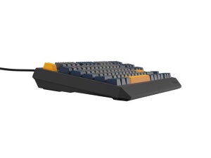 Tastatura gaming mecanica cu fir Genesis Thor 230 TKL, iluminare RGB, switch Linear, switch model Outemu Panda, numar taste 87, 11 butoane multimedia, lungime cablu 1.6m, dimensiuni 363 x 155 x 39 mm, naval blue - Img 3