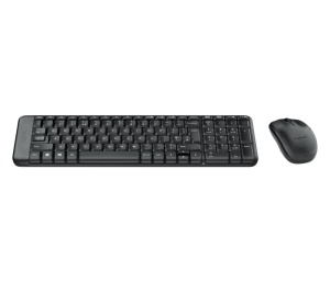 Tastatura LOGITECH Wireless Combo MK220, Fara fir, Negru