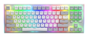 Tastatura mecanica cu fir Hator Gravity TKL conectivitate USB, polling rate 1000Hz, iluminare RGB cu functia de a customiza fiecare tasta individual, tip switch HATOR Aurum Orange Linear rev.2.0, durata de viata switch 70M de clickuri, material taste - Img 6