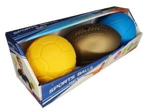 Set 3 mingi sport pentru copii Gerardo’s Toys – mini mingi ușoare și durabile, indoor & outdoor, ideale coordonare mână-ochi, Made in EU - Img 10