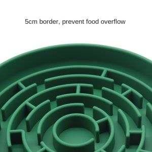 Yatrick Bol Slow Feeder pentru câini și pisici - Silicon alimentar anti-sufocare, antiderapant, hrănire lentă, stimulator digestiv - culoare lila - Img 5