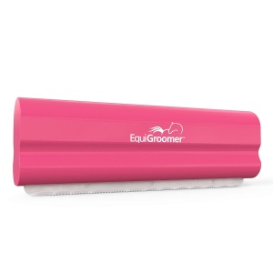 EasyGroomer 5" (12,7 cm) by EquiGroomer – Perie profesională de îngrijire pentru câini, pisici și alte animale mici, potrivită tot timpul anului, excelentă în perioada de năpârlire, lamă din oțel, mâner din lemn, culoare roz