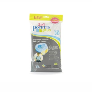 Potette Plus, Pungi biodegradabile pentru olita portabila, 30 buc/set - Img 1