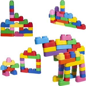 Set cuburi moi de construcție premium Gerardo’s Toys – 71 piese | Bio, antibacteriene cu ioni de argint, pentru 6+ luni, fabricate în UE (Estonia) - Img 11
