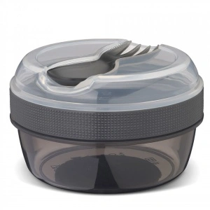 Caserola compartimentata N'Ice Box cu disc racire, Carl Oscar, 0.3l, gri