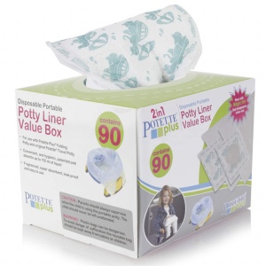 Potette Plus, Pungi biodegradabile pentru olita portabila, 90 buc/set - Img 1