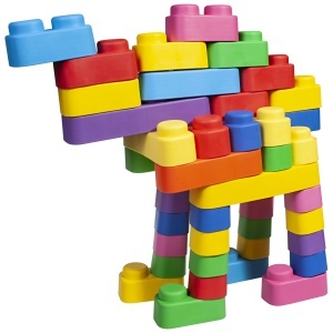Set cuburi moi de construcție premium Gerardo’s Toys – 71 piese | Bio, antibacteriene cu ioni de argint, pentru 6+ luni, fabricate în UE (Estonia) - Img 8