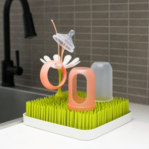 Boon, accesoriu uscare vase bebelusi, Stem, alb, nu contine ftalati