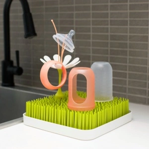 Boon, accesoriu uscare vase bebelusi, Stem, alb, nu contine ftalati