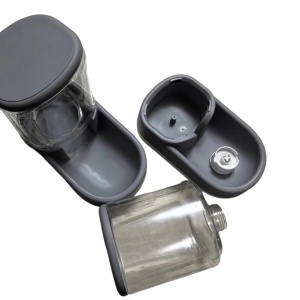 Dispenser automat 2 în 1 pentru apă și mâncare câini și pisici, 3.8 L, nontoxic, dozare prin gravitație, ușor de curățat - Yatrick - Img 7