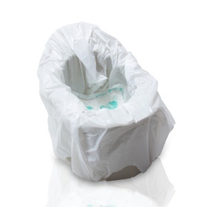 Olita de Voiaj Portabila Potette Fold'N'Go, Pliabila Ultra-Compacta 1cm, Olita Calatorie Copii, mașină și vacanțe, 3 Pungi Absorbante Incluse, 15 Luni+, pana la 22 kg, Gri - Img 5