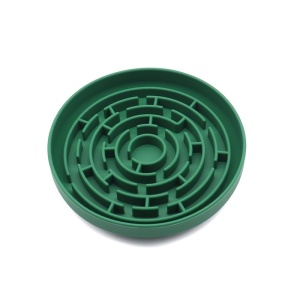 Yatrick Bol Slow Feeder pentru câini și pisici - Silicon alimentar anti-sufocare, antiderapant, hrănire lentă, stimulator digestiv - culoare vernil - Img 8