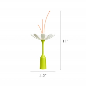 Boon, accesoriu uscare vase bebelusi, Stem, alb, nu contine ftalati