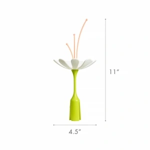 Boon, accesoriu uscare vase bebelusi, Stem, alb, nu contine ftalati