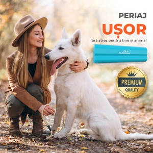 EasyGroomer 5" (12,7 cm) by EquiGroomer – Perie profesională de îngrijire pentru câini, pisici și alte animale mici, potrivită tot timpul anului, excelentă în perioada de năpârlire, lamă din oțel, mâner din lemn, culoare turcoaz - Img 5