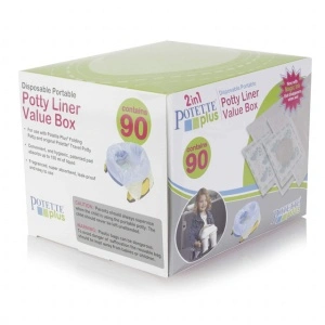 Potette Plus, Pungi de unică folosință pentru olita portabila, 90 buc/set - Img 8