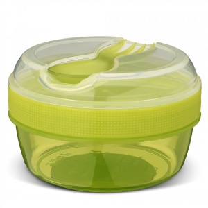 Caserola compartimentata N'Ice Box cu disc racire, Carl Oscar, 0.3l, lime