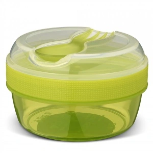 Caserola compartimentata N'Ice Box cu disc racire, Carl Oscar, 0.3l, lime